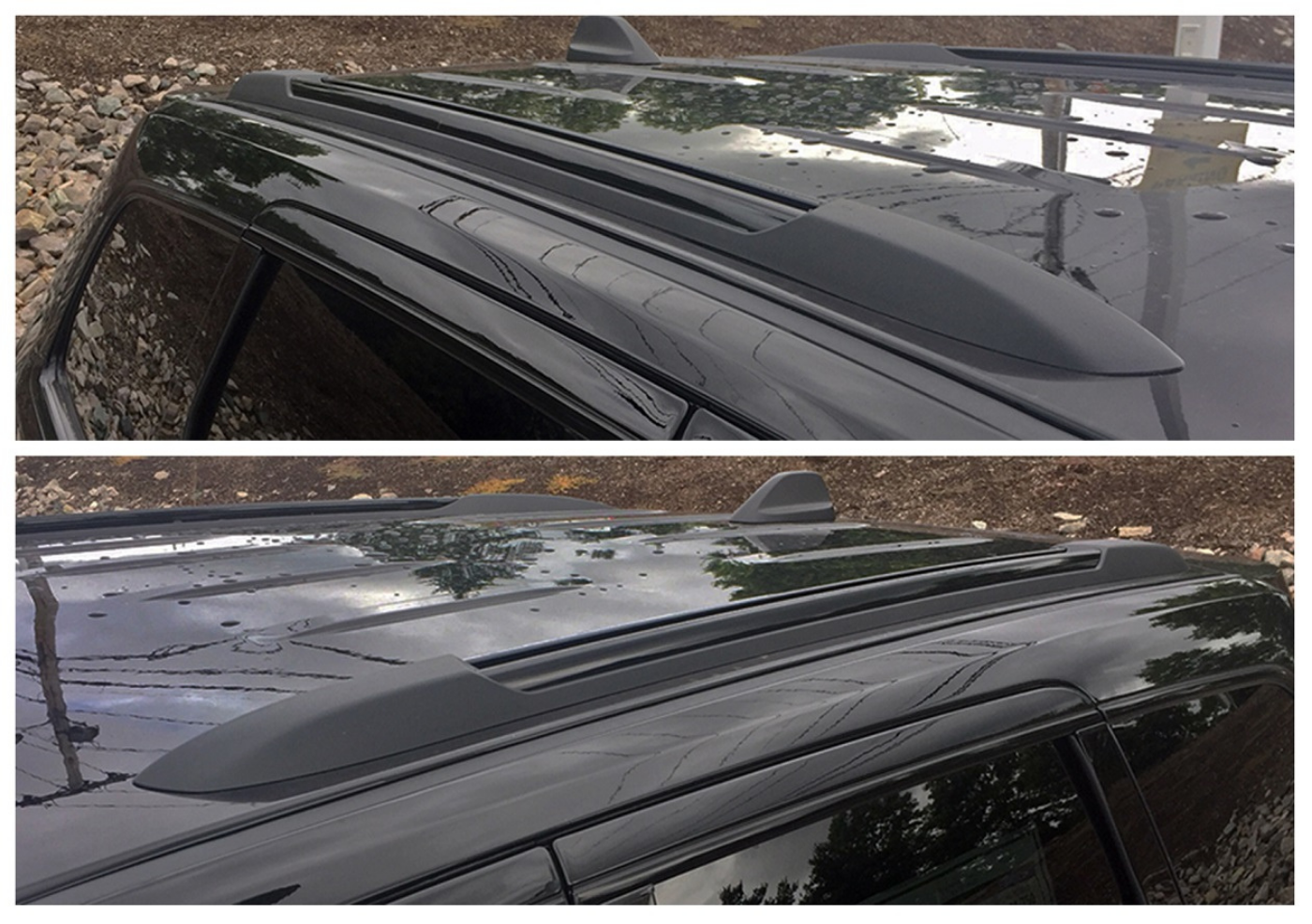 Mopar Gloss Black Roof Side Rails for 2011-2022 Grand Cherokee WK2 Mopar Gloss Black Roof Side Rails for 2011-2022 Grand Cherokee WK2