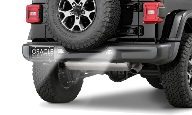 Oracle Lighting Rear Bumper LED Reverse Lights for 2018-2026 Wrangler JL Oracle Lighting Rear Bumper LED Reverse Lights for 2018-2026 Wrangler JL
