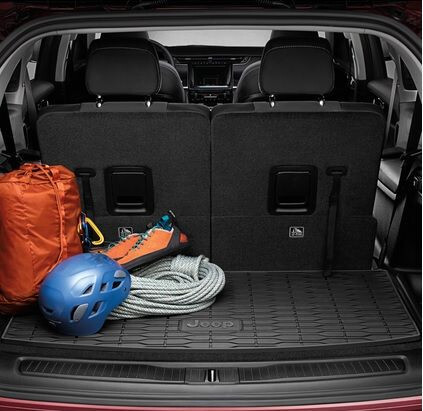 Mopar Rubber Cargo Area Mat for 2021-2026 Grand Cherokee L & 2022-2026 Grand Cherokee WL Mopar Rubber Cargo Area Mat for 2021-2026 Grand Cherokee L & 2022-2026 Grand Cherokee WL